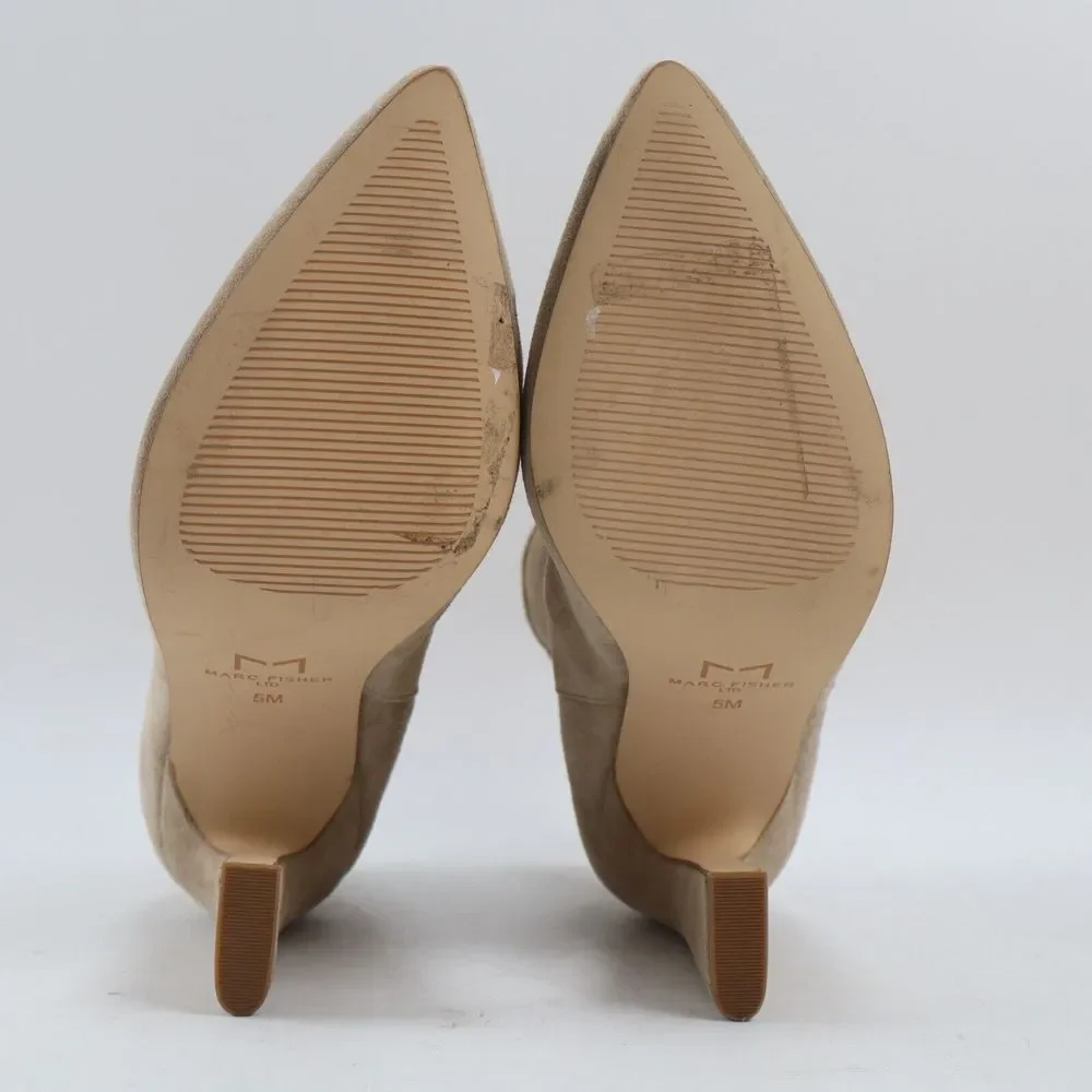 🔥Marc Fisher Masina Suede Ankle Boots, Medium Natural 5US MSRP$199 SHIPS TODAY - Picture 6 of 10